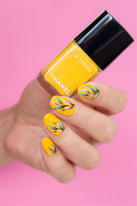 chanel citrus yellow nail|Yellow Nail Polish .